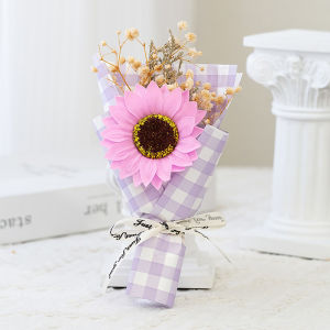 Mini Sunflower Soap Flowers Creative Gift Dried Flowers Full Sky Star Sunflower Simulated Flowers Graduation Season Gift