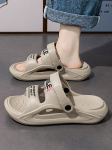 Mens Sandals Summer Outdoor Sports Soft Bottom Wear-Resistant Anti-Slip Deodorant Slippers Beach Shoes Lightweight Comfortable