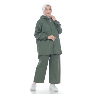 JAS HUJAN SETELAN PRIA WANITA BY CULTURE BAHAN PVC O25 LENTUR TEBAL BISA BAYAR DI TEMPAT