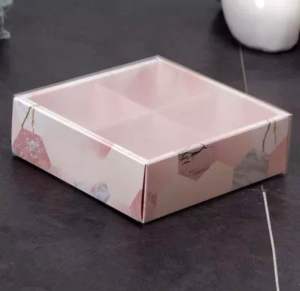 Kraft Paper 4 Compartments Drawer Gift Box for Pastries/Mooncakes/Candies/Goodies 5pcs 四格式礼盒 Christmas CNY New Year