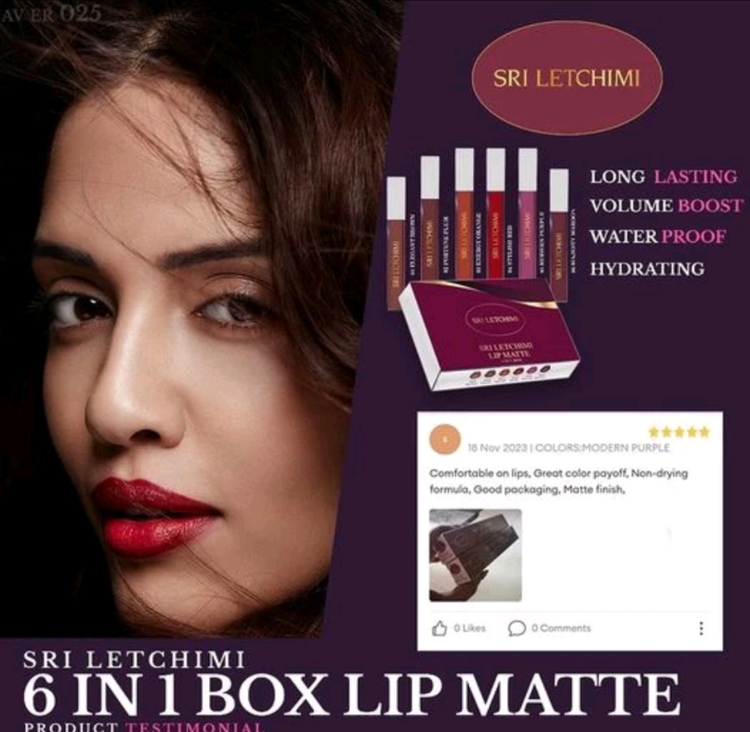 SRI LETCHIMI LIP MATE -GOLDEN SHINE .