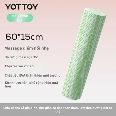 YOTTOY | Bộ Lăn Massage Yoga Dành Cho Người Mới Bắt Đầu Ống Lăn Bọt