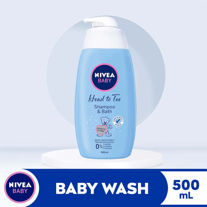 NIVEA Baby Head-To-Toe Wash, with Calendula, 500ml