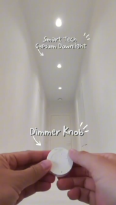 Smart Tech Tuya Recessed LED 7W Gypsum Downlight Borderless Zigbee Spotlight Anti-Glare Smart Downlight Diameter130mm