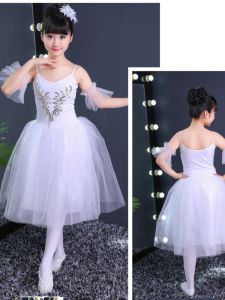 ชุดเต้นรำเด็ก ชุดเต้นรำผีเสื้อสีขาว ชุดเต้นรำบัลเล่ต์ ชุดกระโปรงทรงเอ ชุดเด็กหญิง ชุดเต้นรำวันเด็ก เสื้อผ้าเด็ก ชุดเต้นรำ