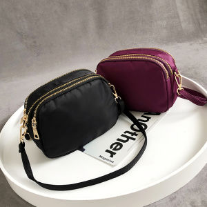 Lightweight Waterproof Pure Color Crossbody Phone Bag for Women Stylish Versatile Single Shoulder Bag Trendy Small Box Shape