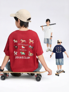 zosee | Red Year Of The Birth Summer New Boy T-Shirt