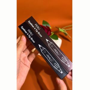 [BPOM] FEALI 2in1 Eyeliner Eyebrow 4 Tip brow Contouring Waterproof Long Lasting Anti Luntur - Waterproof dan Tahan lama