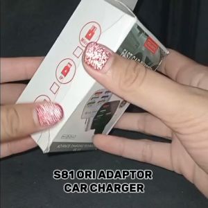 S81 ORI ADAPTOR CAR CHARGER 6 PORT USB USB 3A COLOKAN MOBIL QUICK CHARGER TRAVEL DC AC AKI ACCU PORT