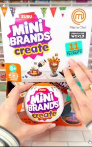 Zuru Mini Brand 5 Surprise Master Cuisine Combination Mysterious Blind Box Ball Capsule Decorative Collectibles Fill the Fridge