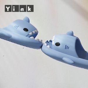 Yink Sandal Hiu Dewasa Sendal Karet Jelly Kekinian Sepatu Sendal Slop Wanita Slip On Rumah Korea Terbaru Empuk Elastis EVA