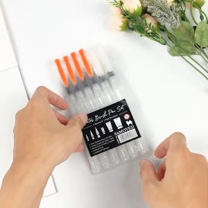 SAMOYED WBPS-06 Set 6 Buah Kuas Lukis Cat Air / Watercolour / Water Brush Pen Set