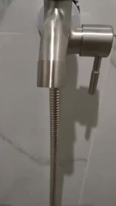 Prideoy Stainless SUS 304 Kran Tembok Cabang Kran Cabang Keran Kran Shower Mixer Double Keran Tembok Wall Tap Mesin / Kran Mesin Cuci / Kran Taman / Kran Serbaguna