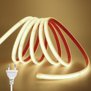 Đèn LED Dải COB Chống Nước 220V Băng Dính Linh Hoạt Tự Dính Cho Nhà Bếp Phích Cắm EU - Dải Đèn LED 240