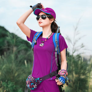 Summer Outdoor Quick-Drying T-shirt Short-Sleeved Mens and Womens Sports Running Loose Breathable plus Size Hiking Quick Drying Clothes Long Sleeves T-shirt