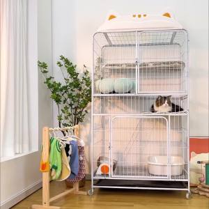 Large Cat Villa House Cat Cage Cat Cage Large Size Indoor Cat Cage Indoor Cat Enclosure Cat Castle Villa Integration Does Not Cover an Area 猫笼