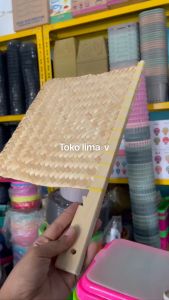 Kipas Anyam Bambu Kecil Kipas Sate Kipas Hihid