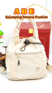 JIELSHI ABE 2092# - Tas Ransel Wanita - Ransel Cewek Berbahan Parasut Premium Bisa COD