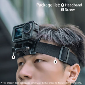 Universal Action Camera Head Strap Fixed Bracket Headband for GoPro 13 12 11 10 9 DJI Action 5/4/3 Pro Insta360 FPV Accessories