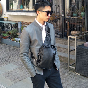 Túi Đeo Chéo Da Mềm Thời Trang Cho Nam Dung Tích Lớn Túi Đeo Vai Đơn Túi Đeo Ngực Túi Đeo Vai Mới Túi Đeo Chéo Mềm