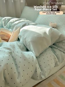 Nanjiren | Fresh Ice Silk Summer Bedding Set