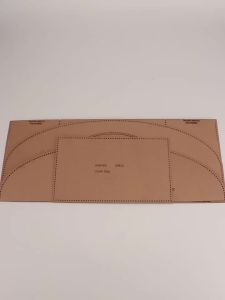 1Set Suitable for 13inch Laptop Bags Briefcases - Kraft Paper TemplateDIY Leather Handmade Crafts - Sewing Template with Holes