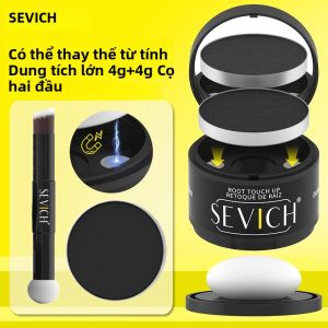 Sevich Bột Che Phủ Chân Tóc Có Thể Thay Thế Được Chống Thấm Nước Che Phủ Tự Nhiên Cho Tóc Rụng Kem Che Khuyết Điểm 4g+4g Combo Dành Cho Nam Và Nữ Sản Phẩm Chăm Sóc Tóc