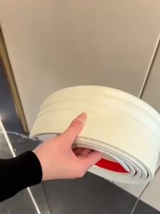【Shop Now and Save】 11MM Thick Flexible Wall Skirting Moulding Trim Self adhesive Rubber Wall Sticker NBR Baseboard Strip Ceiling Decoration Line Mirror Picture Frame Edging Line