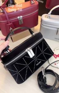 Túi nữ quai cầm + đeo chéo size 20 cốp Ổ KHÓA  forrm chuẩn đẹp full màu