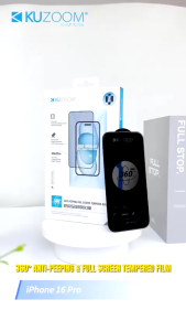 Kính cường lực chống nhìn trộm 360 độ Kuzoom full màn mỏng nhẹ bảo vệ màn hình cho dòng iPhone 18