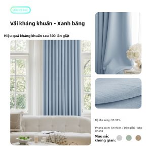 JINCHAN | Rèm Cửa Chống Nắng Kháng Khuẩn Phong Cách Hiện Đại Sang Trọng Màu Kem