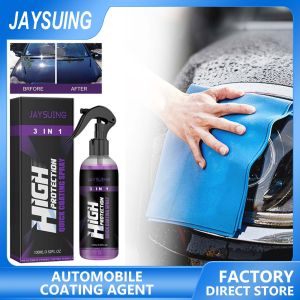 Jaysuing 3 trong 1 xe phủ gốm phun 100ml tự động sứ nano phủ gốm ngoại thất xe hơi đầu phục hồi gốm phun sơn