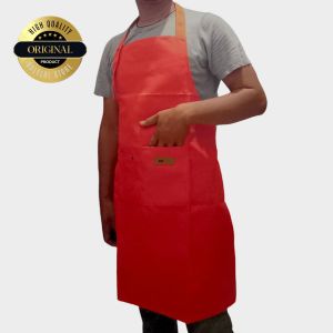 Celemek Dapur Masak Chef Barista Barber Korean Style Apron Kekinian