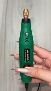 Gerenda listrik Bor Mini 27PCS 12V DC 15000 RPM Mini Drill Electric Engraver Grinder Gerinda Electrik Listrik bor gerinda / Alat Ukir Kayu /Alat Amplas / Alat Pemotong