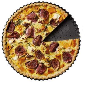 German Import Food Non-Stick Finish Cake Baking Mold Pizza Pizza Pan round Baking Pan Wavy Edge Shallow Plate