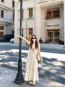 XUECAIQI | French Bohemian Holiday Dress Set