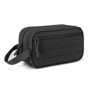 Túi Đựng Đồ Vệ Sinh Cá Nhân Chiến Thuật Cho Nam Túi Nhỏ Đa Năng Molle Túi Đựng Đồ Vệ Sinh Du Lịch Túi Đựng Đồ Cạo Râu Đồ Tắm Đồ Trang Điểm Túi Mỹ Phẩm Có Khóa Kéo Bằng Polyester