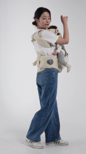 I-ANGEL | เป้อุ้มเด็ก DR.DIAL FOLD AIR | เป้อุ้มเด็กเกาหลี สิทธิบัตร DIAL SYSTEM พร้อมฐานนั่งพับได้