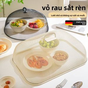 MONLEYTA | Màn chắn thức ăn thừa thoáng khí hình chữ nhật dùng tại nhà chống muỗi loại bỏ côn trùng dùng để che thức ăn trên bàn