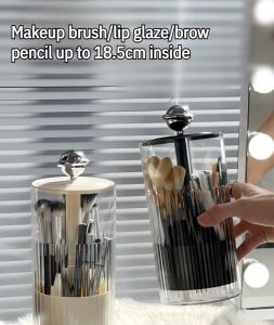 360°Rotating Makeup Organizer Vanity High-Capacity Make Up Holder Rack Layered