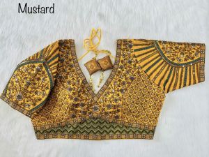 NEW LAUNCHING PLUS SIZE BRIDAL BLOUSE COPPER JARI HEAVY EMBROIDERY WORK BLOUSE