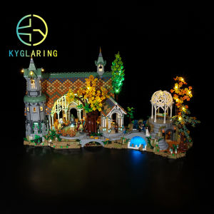 Applicable to Lego 10316 The Lord of the Rings Magic Ring Hobbit Rivendell Valley Castle Display Box LED Lighting
