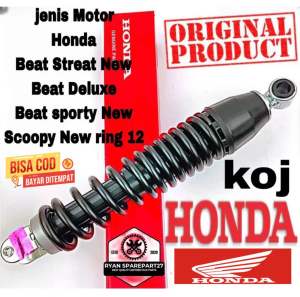 (COD) SHOCKBREAKER BELAKANG ASSY ORIGINAL HONDA GENIO BEAT FI NEW BEAT STREET BEAT FI DELUXE NEW SCOOPY NEW LED DELUXE - KOJ