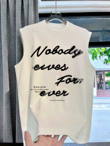 Áo Thun Nam Tay Ngắn in Chữ Phong Cách Mỹ Mùa Hè Rộng Rãi Cổ Tròn in Chữ Thời Trang Thường Ngày