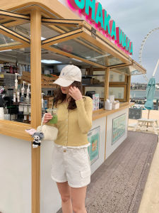 Soft Wool Knitted round Neck Open Cardigan Kernel Cosmos Bility Tea Lightweight Spring Fashion Womens Knitted Sweater