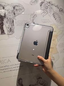 พร้อมส่ง เคสสำหรับไอแพดใสวัสดุแข็งแรงกันเครื่องงอ for Air6 11นิ้ว Air7 air4/5 gen10/10.9 pro11 /13นิ้ว2024 M4