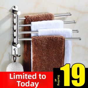 Rotating Foldable Towel Rack