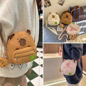 Cartoon Capybara Crossbody Bag