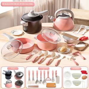 XIDIQI | Bộ Đồ Chơi Nấu Ăn Giả Lập cho Trẻ Em