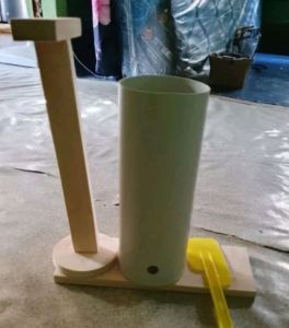 cetakan pentol bakso/pentol cilok/ cimol lubang 8 stainless dorongan kayu